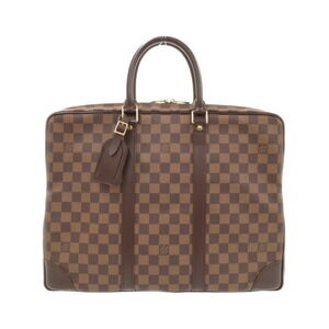 Louis Vuitton Damier Ebene Brown Porte Document Voyage Business Bag